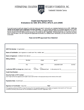 Credit Card Payment Form