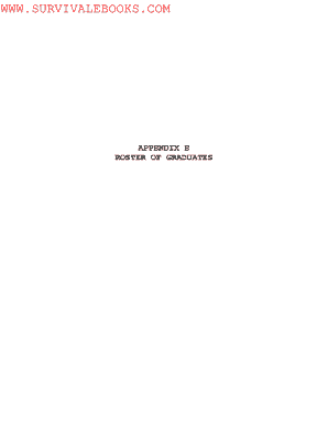 US Army Medical Department Graduate Roster