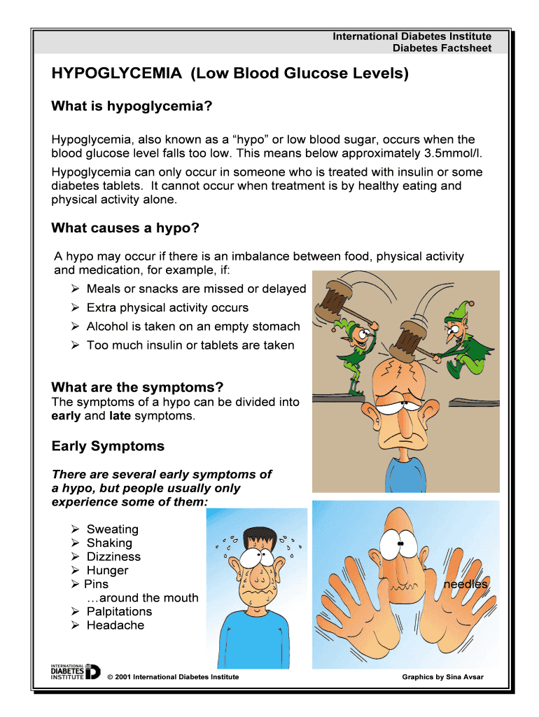 Fillable Online Diabetes Factsheet Fax Email Print - pdfFiller