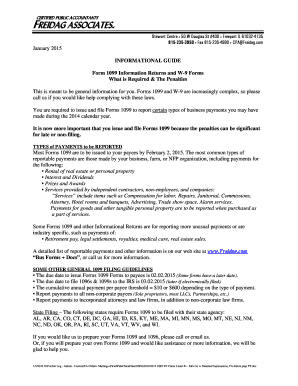 Form 1099 Information Returns and W-9 Forms Guide