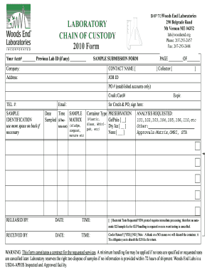 Sample Submission Form