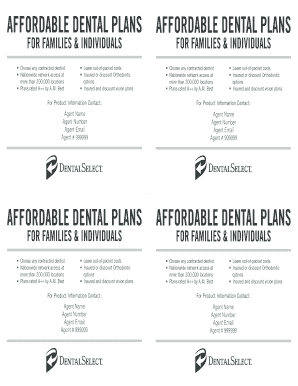 AFFORDABLE DENTAL PLANS
