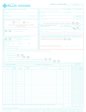 Dental Claim Form