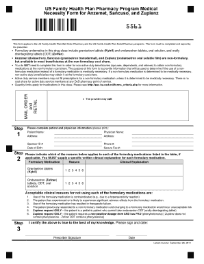 Medical Necessity Form for Antiemetic Agents