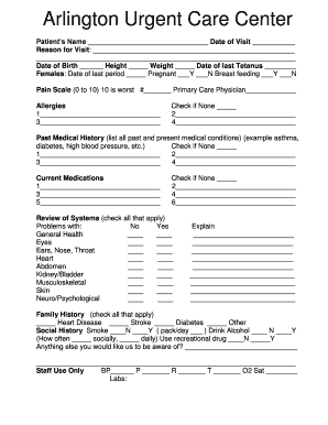 Patient Intake Form