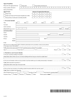 OnePath Life Personal Statement Form
