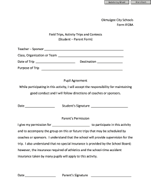 Okmulgee City Schools Teacher Sponsor