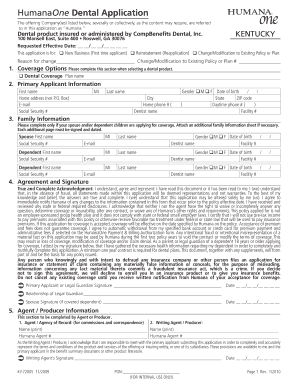 HumanaOne Dental Application