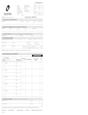 Health Net Enrollment Form