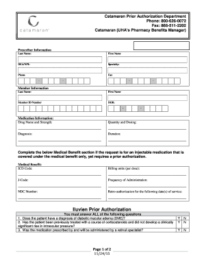 Iluvien Prior Authorization Form