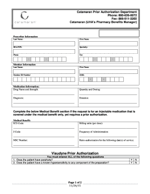 Visudyne Prior Authorization Form