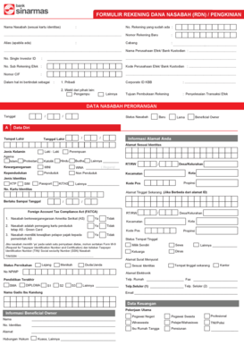 Formulir Pembukaan Rekening Bni Pdf - Fill Online, Printable, Fillable,  Blank | pdfFiller