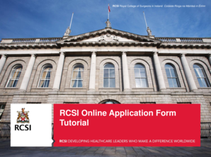 RCSI Undergraduate Application Form