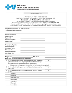 Arkansas Sandostatin LAR Prior Authorization Form