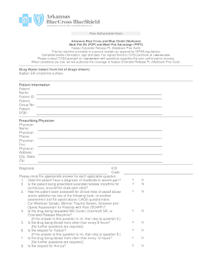 Arkansas Kadian Prior Authorization Form