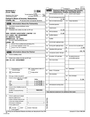 Schedule K-1 Form 1065