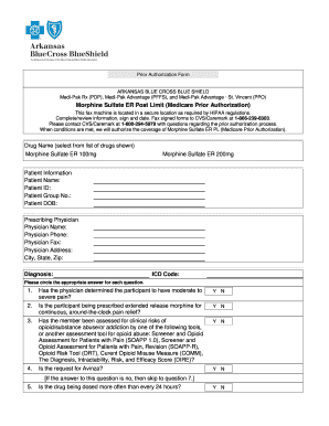 Morphine Sulfate ER Prior Authorization Form