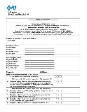 Arkansas Blue Cross Blue Shield Oxandrolone Prior Authorization Form