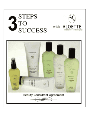 Aloette Beauty Consultant Agreement