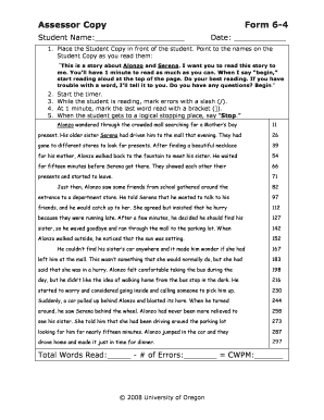 Assessor Copy Form 6-4
