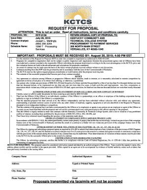 RFP-0156- 1098-T reporting services - Kentucky Community bb