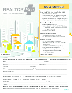 REALTOR Plus Membership Application