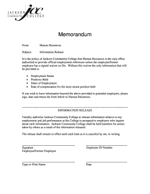 Information Release Waiver