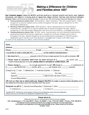 NCJFCJ Donation Form