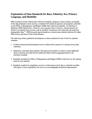 HHS Data Standards for Race, Ethnicity, Sex, Language, and Disability