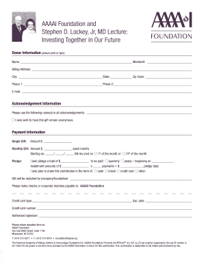 AAAAI Foundation and Stephen D Lockey Jr MD Lecture