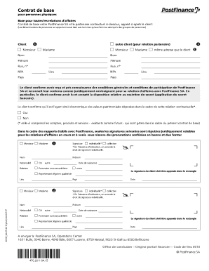 Contrat de base