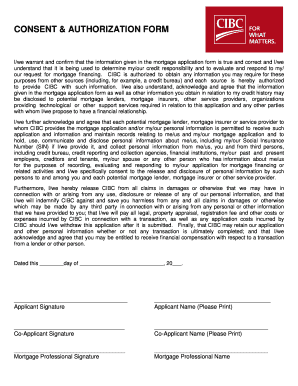 Mortgage Application Form