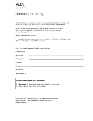 Namensänderung