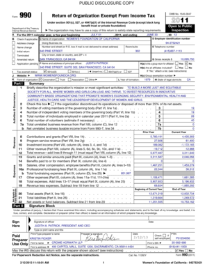 Form 990 Tax Return for Nonprofit Organizations