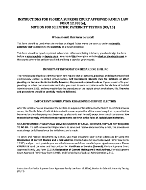 Motion for Scientific Paternity Testing
