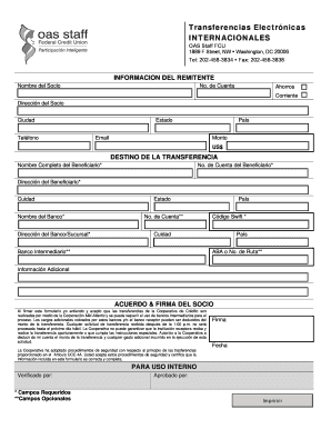 Transferencias Electrónicas Internacionales