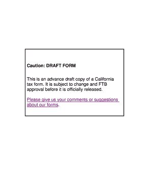 California Form 3500A
