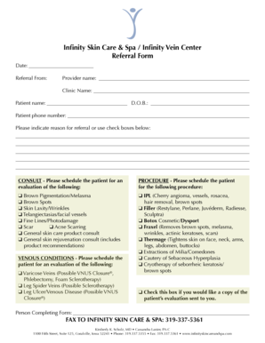 spa referral form