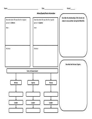 Athens Sparta Persia Information Form