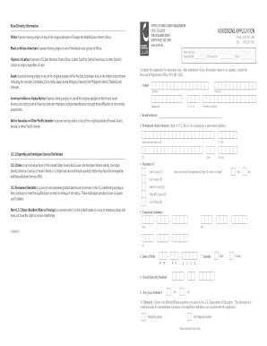Cecil College Admissions Application