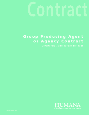 Humana Agent or Agency Contract