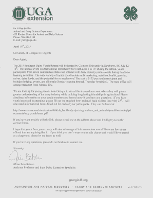 South Carolina 4-H Membership and Event Permission Form