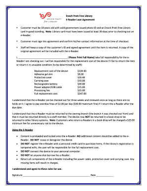 E-Reader Loan Agreement Form 8-11-1 - prattlibrary