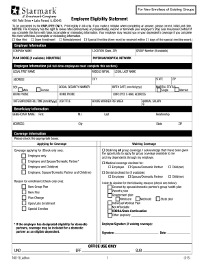 Employee Eligibility Statement