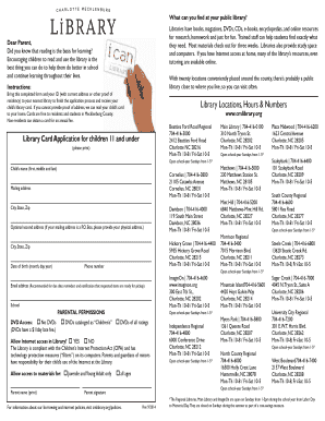Library Card Application