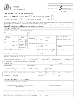 Permanent Disability Benefits Application