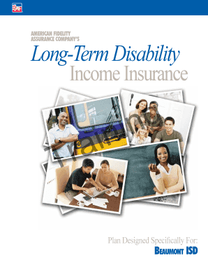 Long-Term Disability Income Insurance