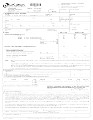 Group Insurance Application Form