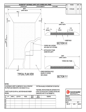 Entrance Carpet Design Specification