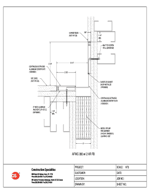 Fire Barrier Installation Specifications